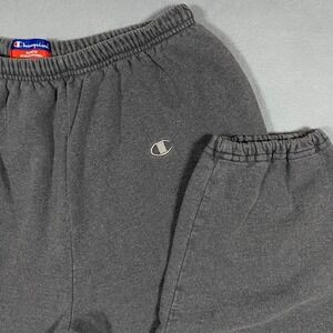 Champion Mens Gray Heavy Fleece Jogger Sweatpants‎ Charcoal Large